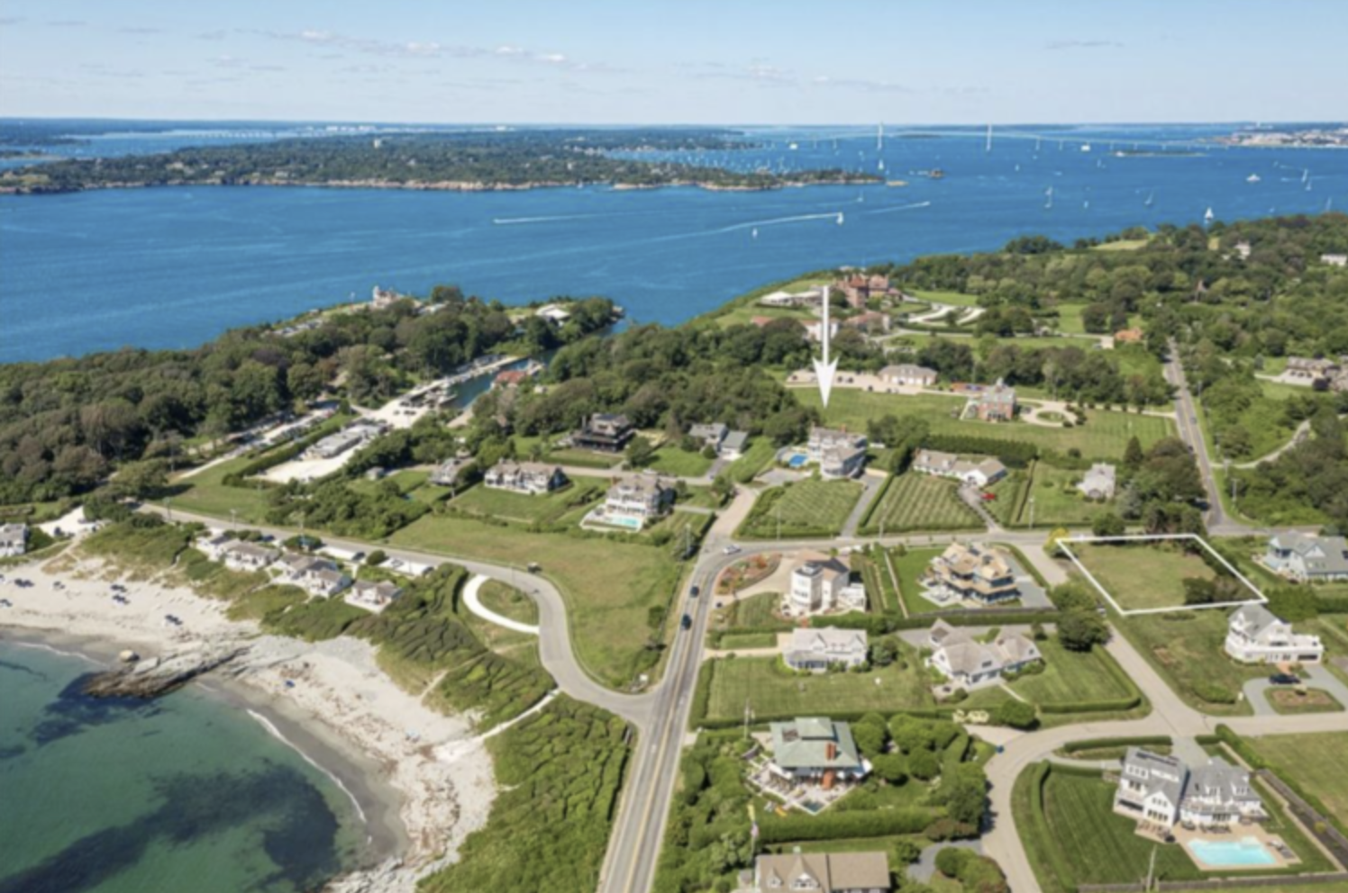 “Castleberry,” a Coastal Retreat on Newport’s Ocean Drive, Hits the Market for $10.5 Million